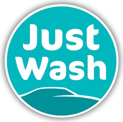 Logo de Just Wash- client d'une création de site